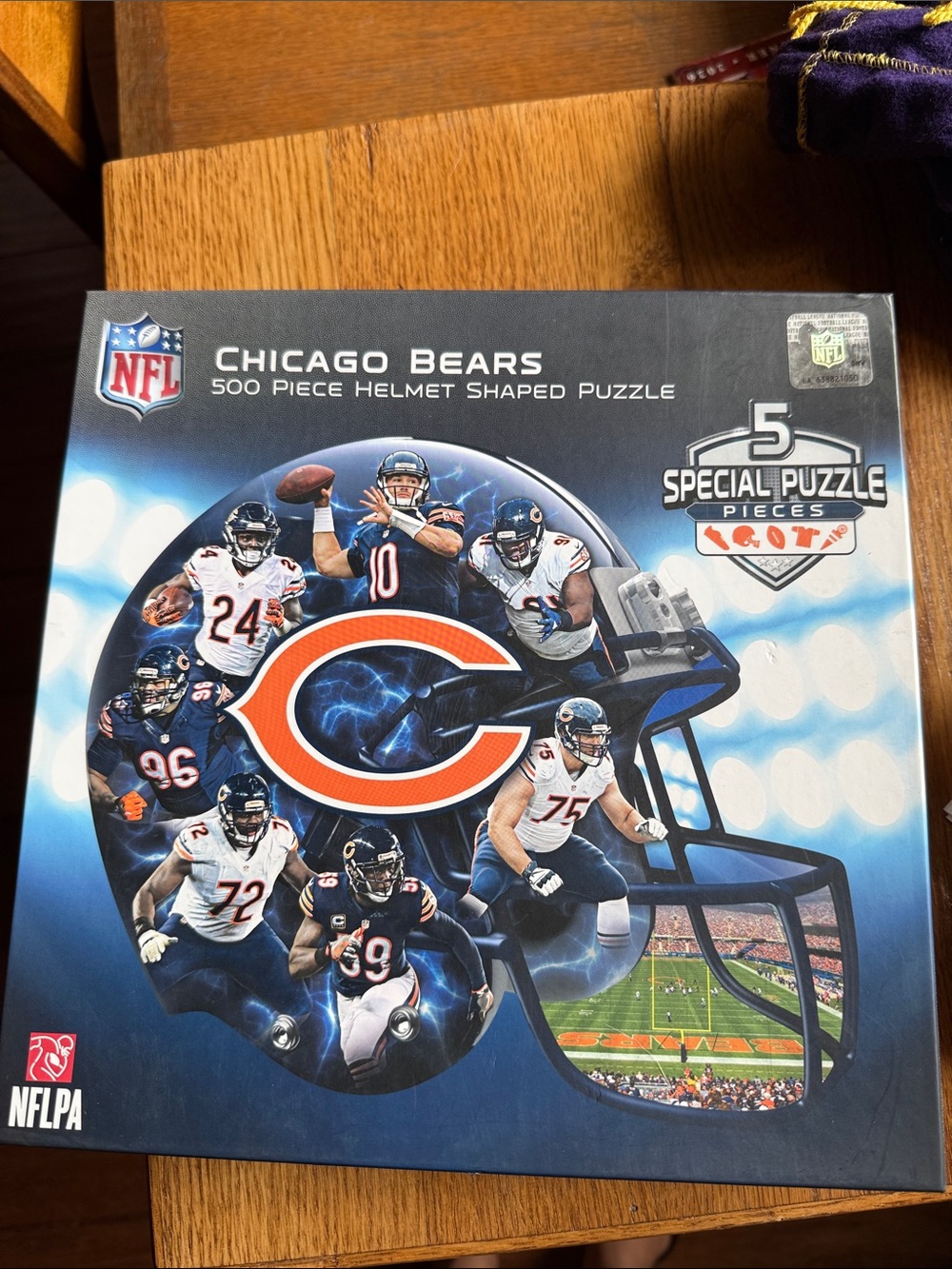500-Piece Helmet Shaped Puzzle - NFL